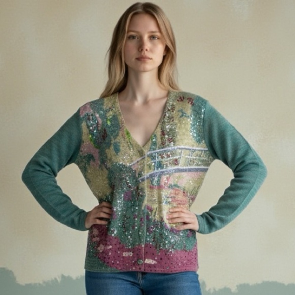 Storybook Knits New With Tag Embellished Sweater